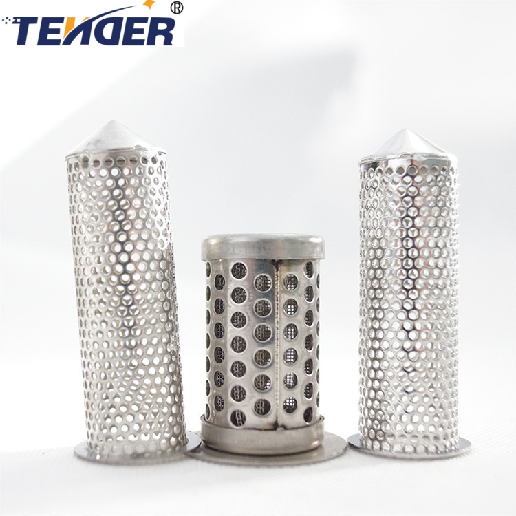 Forforated metallum filter tubo